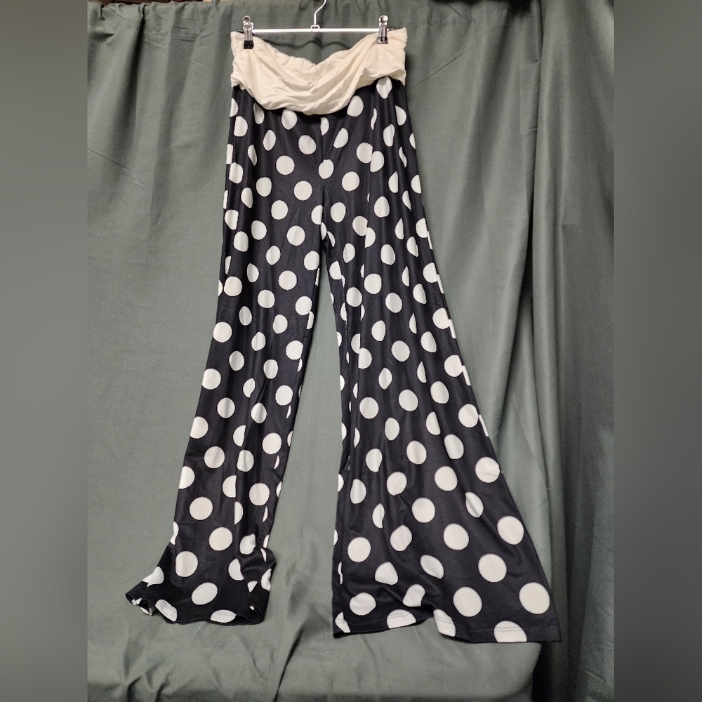 Gracyoga Women's Casual Comfy pants, wide leg lounge pants, Size XL